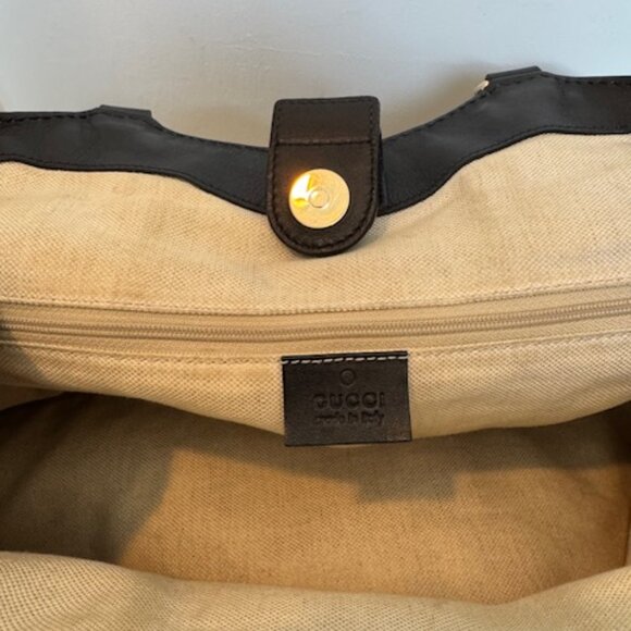 Gucci Black Guccissima Leather Medium Sukey Tote Bag - Picture 4 of 13